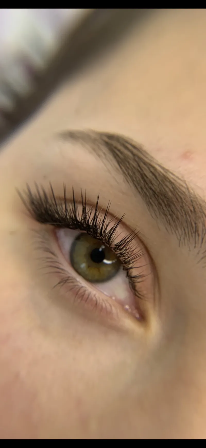 Снятие ресниц